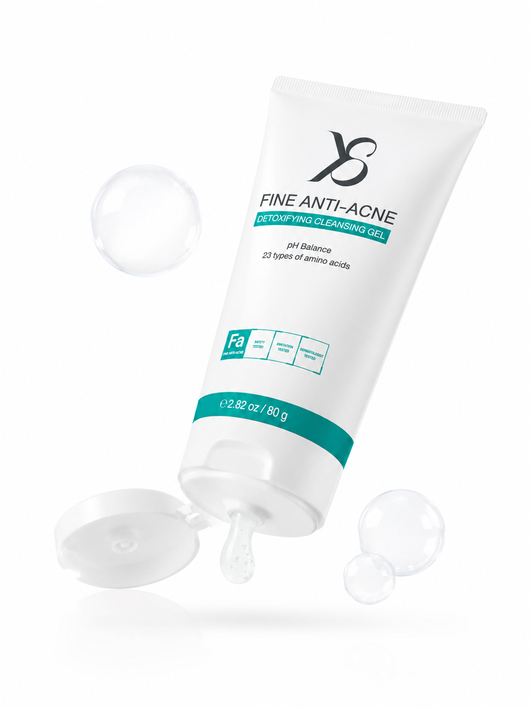FINE ANTI-ACNE Detoxifying Cleansing Gel (เจลล้างหน้า Detox ผิว)